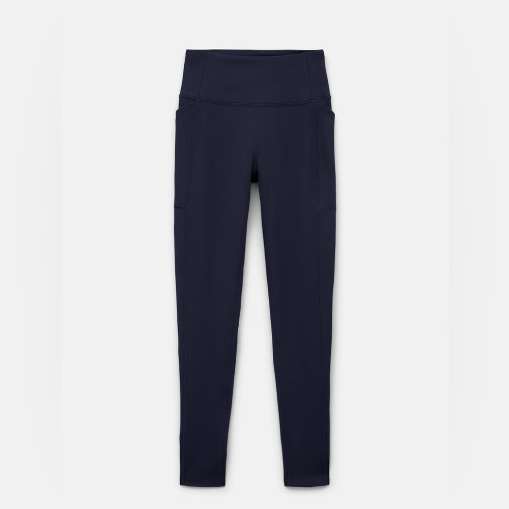 Girlfriend Collective (M) Navy Blue “Skyline” Compressive Pocket Legging Workout